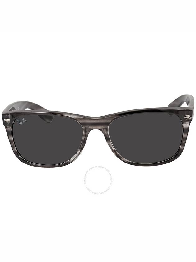 Ray Ban New Wayfarer Color Mix Dark Grey Unisex Sunglasses RB2132 6430B1 58 - RAY-BAN - BALAAN 1