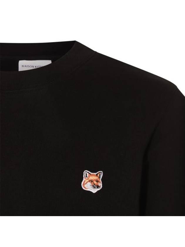 Fox Head Patch Regular Sweatshirt Black - MAISON KITSUNE - BALAAN 6