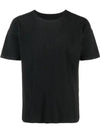 Crew Neck Classic Short Sleeve T-Shirt Black - ISSEY MIYAKE - BALAAN 1