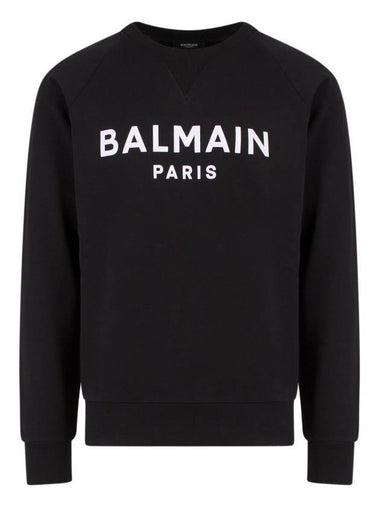 Logo Sweatshirt Black - BALMAIN - BALAAN 1