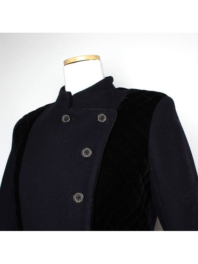 Marc by Jacobs Midnight Blue Wool Blend Coat 44 55 - MARC JACOBS - BALAAN 4