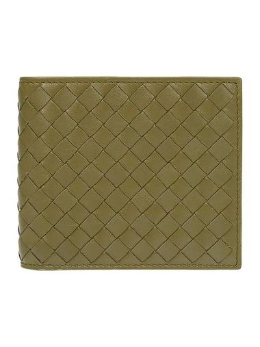 Intrecciato Half Wallet Green - BOTTEGA VENETA - BALAAN 1