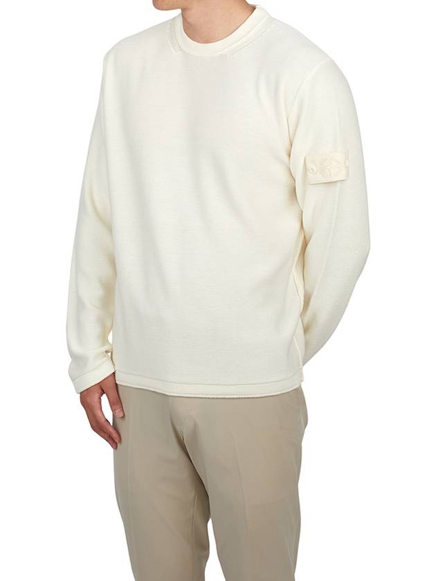 Ghost Piece Knit Top White - STONE ISLAND - BALAAN 5