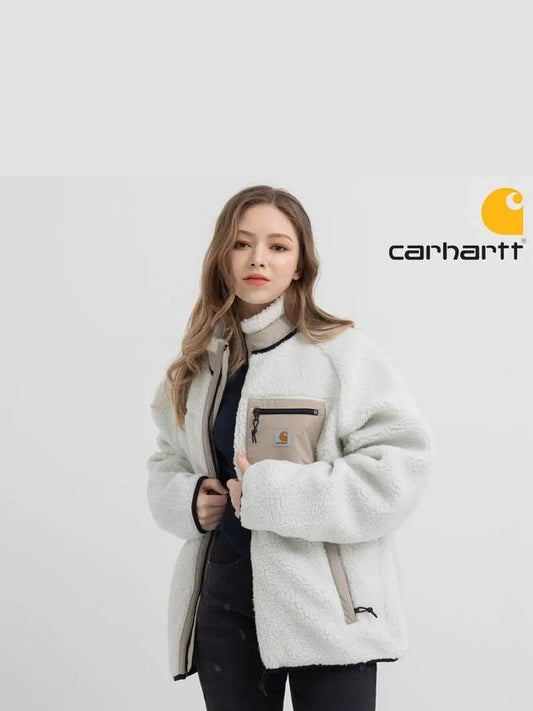 WIP New Arrival Fleece Prentiss Liner Fleece Zipup White - CARHARTT - BALAAN 1