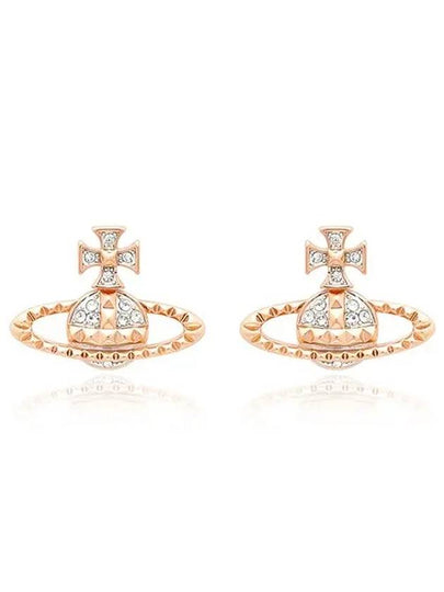 Mayfair Bath Relief Earrings Rose Gold - VIVIENNE WESTWOOD - BALAAN 2