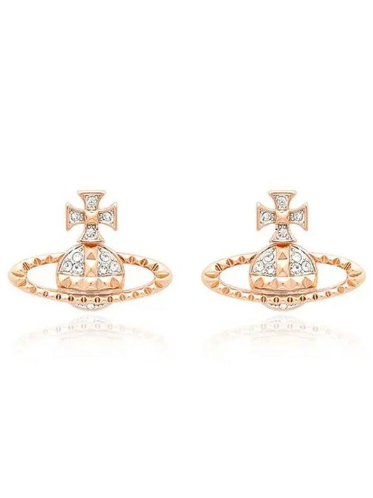 Mayfair Bath Relief Earrings Rose Gold - VIVIENNE WESTWOOD - BALAAN 2