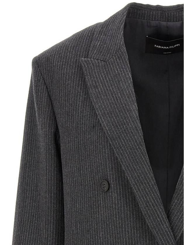 Fabiana Filippi Pinstriped Double-Breasted Blazer - FABIANA FILIPPI - BALAAN 3