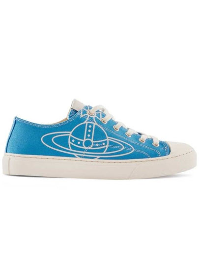 ORB Logo Low Top Sneakers Blue - VIVIENNE WESTWOOD - BALAAN 2