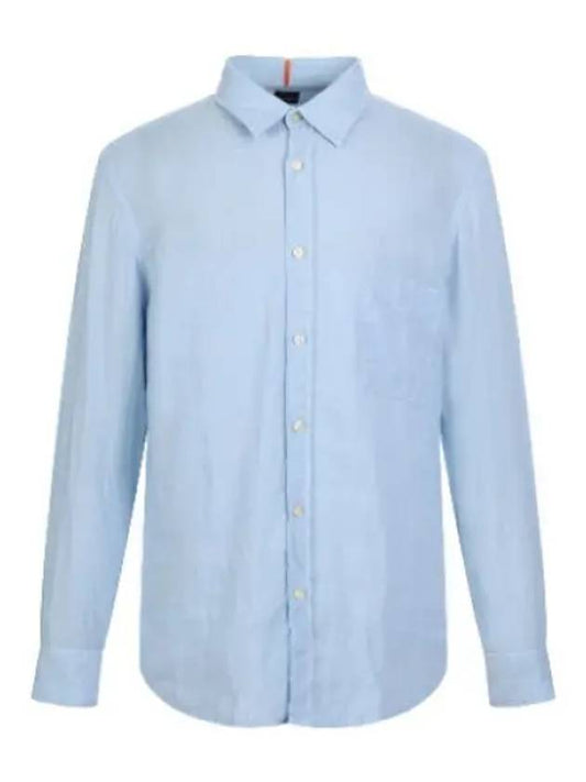 Boss Linen Shirt Regular Fit - HUGO BOSS - BALAAN 1