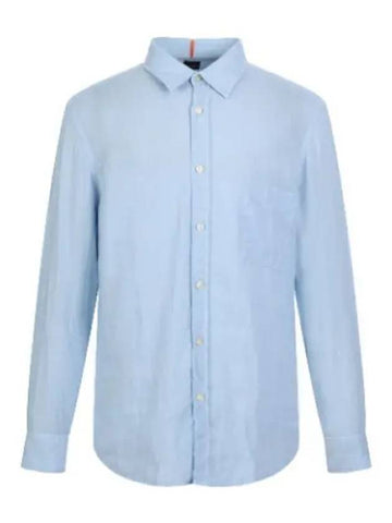 Boss Linen Shirt Regular Fit - HUGO BOSS - BALAAN 1