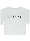 Women's Cotton Short Sleeve T-Shirt White - A.P.C. - BALAAN 5