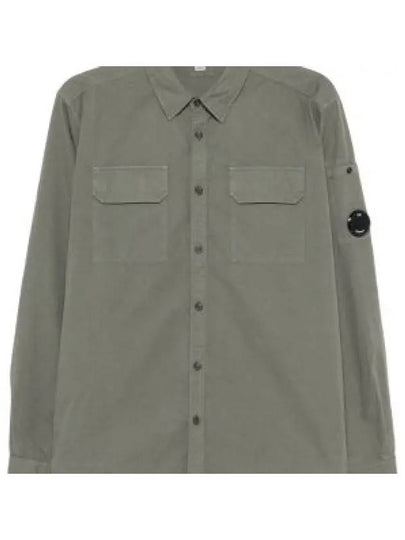 Organic Gabardine Buttoned Lens Shirt - CP COMPANY - BALAAN 2