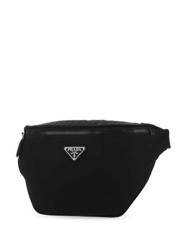 Logo Re-Nylon Fabric Belt Bag Black - PRADA - BALAAN 3