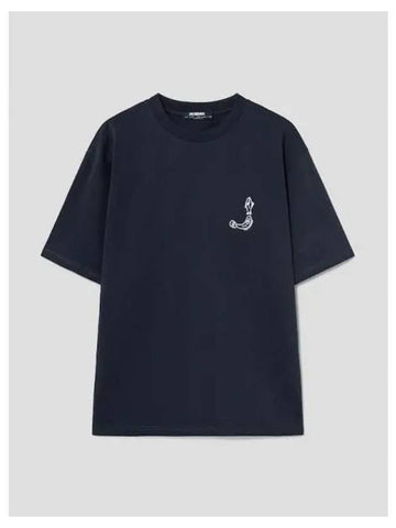 Jacquemus Men s Le T shirt Blouse Southern Mu Blue Domestic Product GM0024062606781 - JACQUEMUS - BALAAN 1