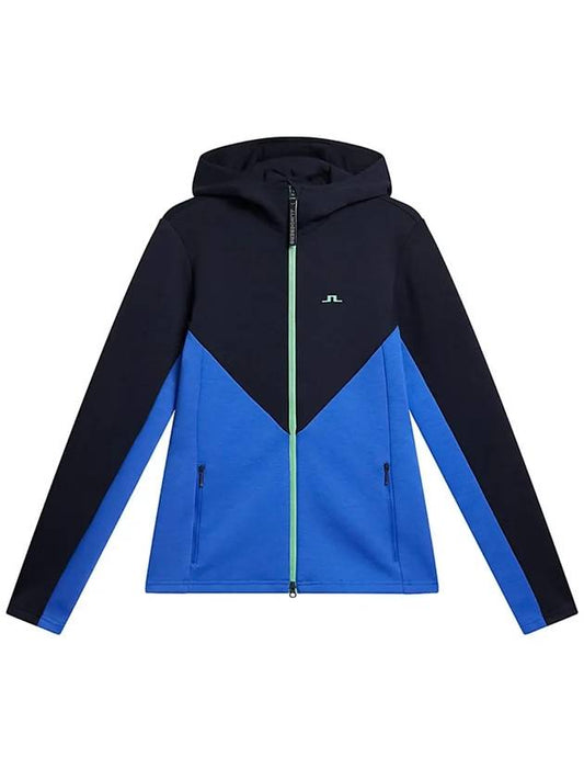 Crystal logo hooded zip up AWJS08988 O245 - J.LINDEBERG - BALAAN 2