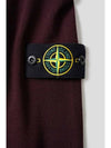 Patch crew neck burgundy kids knit 7316512A5 V0011 - STONE ISLAND - BALAAN 3