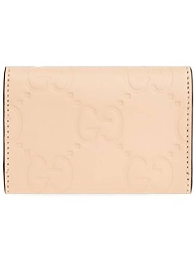 GG card case light beige leather 772792AAC1Q5701 - GUCCI - BALAAN 3