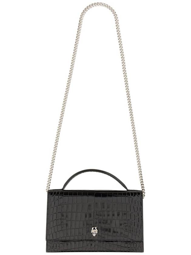 Skull Midi Shoulder Bag Black - ALEXANDER MCQUEEN - BALAAN 4