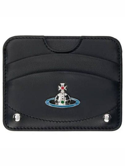 ORB Logo Card Wallet Black - VIVIENNE WESTWOOD - BALAAN 2