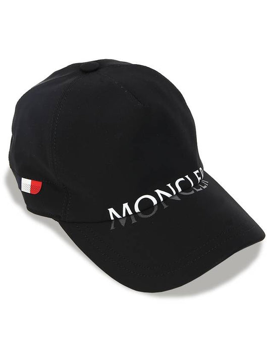 Logo Ball Cap Black - MONCLER - BALAAN.