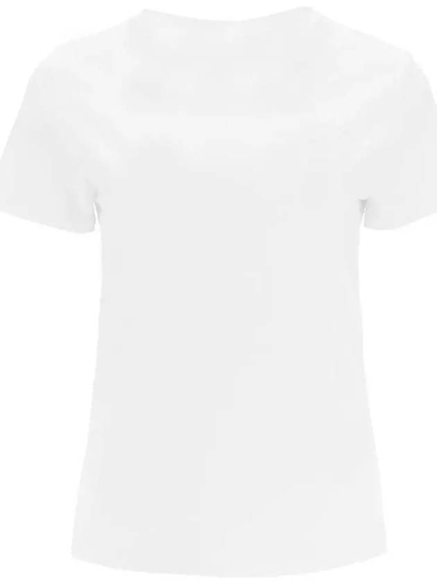 Women's Item Logo Short Sleeve T-Shirt White - A.P.C. - BALAAN 4