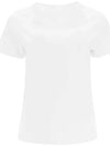 Women's Item Logo Short Sleeve T-Shirt White - A.P.C. - BALAAN 4