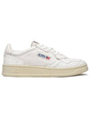 Medalist Goatskin Low Top Sneakers White - AUTRY - BALAAN 2