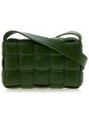 Cassette Intrecciato Padded Small Cross Bag Avocado - BOTTEGA VENETA - BALAAN 4