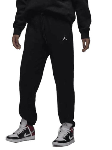 Jordan Brooklyn Fleece French Terry Track Pants Black - NIKE - BALAAN 1