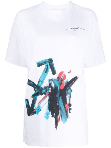 Arrow Tomboy Short Sleeve T-Shirt - OFF WHITE - BALAAN 1