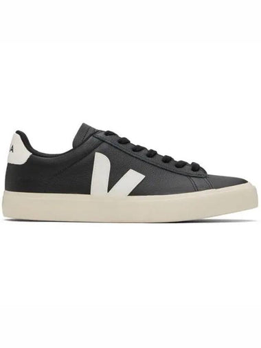 Black White Campo Chrome Free Leather Sneakers 242610M237038 270691 1149159 - VEJA - BALAAN 1