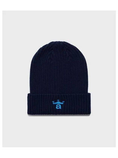 U Crown A Cable Beanie Navy - AWAKE NY - BALAAN 1