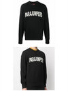 Men's Caleb Sweatshirt Black White - PARAJUMPERS - BALAAN 5