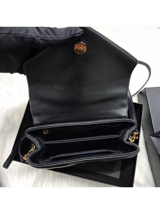 Lulu toy bag cross black - SAINT LAURENT - BALAAN 8