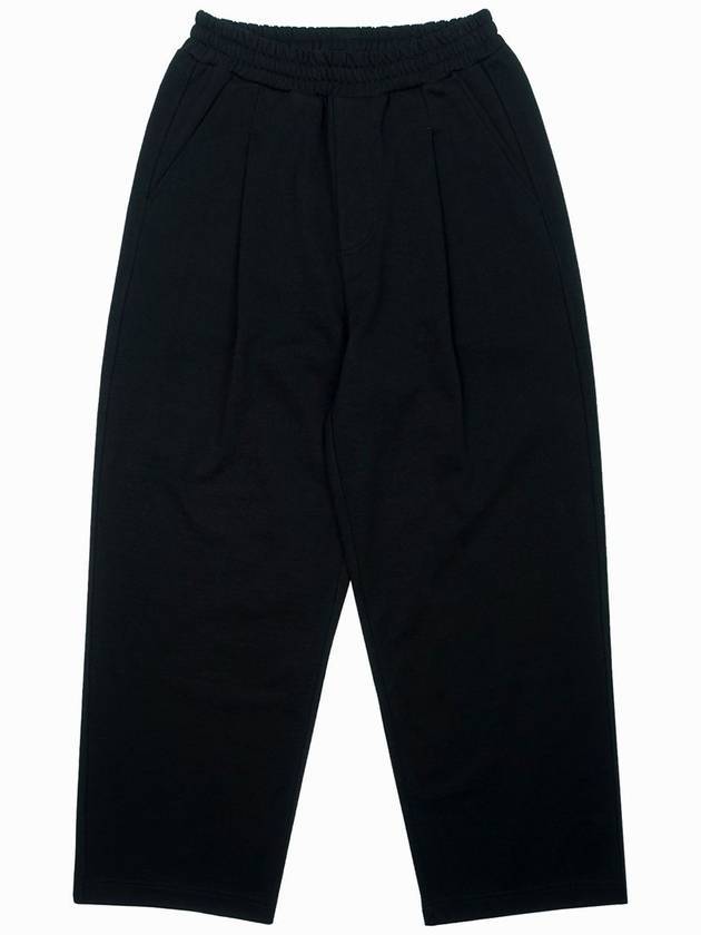 One tuck wide track pants black - ALEX&AIDEN - BALAAN 1