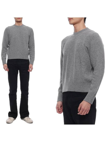 Arm Band Merino Wool Pique Knit Top Grey - THOM BROWNE - BALAAN 2