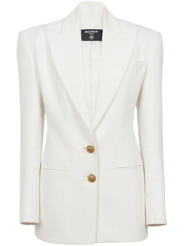 Balmain Jackets White - BALMAIN - BALAAN 1