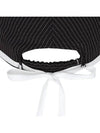 Striped Ribbon Ball Cap 8423LZSPBLACK - BLACK&WHITE - BALAAN 4