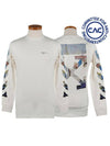 Diag Colored Arrow Long Sleeve T-Shirt White - OFF WHITE - BALAAN 3