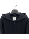 Classic Back Logo Cotton Zip-Up Hoodie Black - Y-3 - BALAAN 4