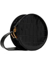 Round Paris Heart Logo Cross Bag Black - AMI - BALAAN 3