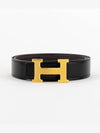 H logo gold reversible belt 32mm H073967CAAB095H064544CB86 - HERMES - BALAAN 1