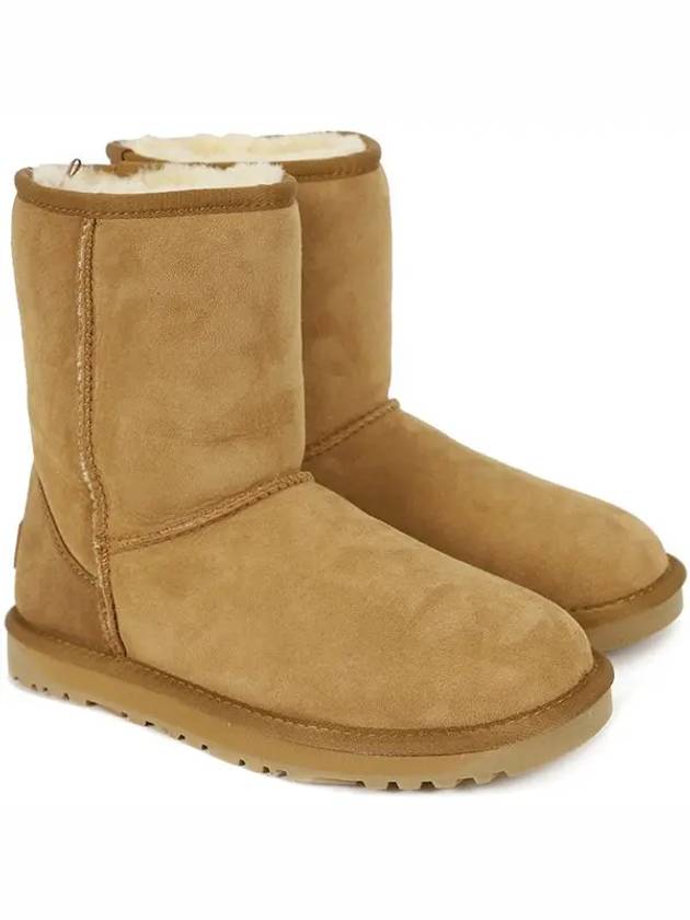 Classic Short Sheepskin Winter Boots Chestnut - OZWEAR UGG - BALAAN 3