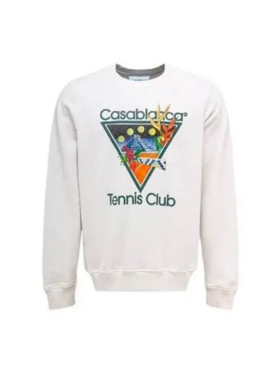 Tennis Club Icon Sweatshirt White - CASABLANCA - BALAAN 2