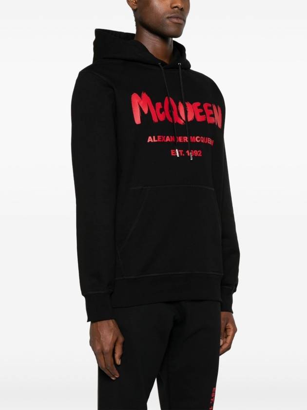 ALEXANDER MCQUEEN GRAFFITI PRINT HOODIE - ALEXANDER MCQUEEN - BALAAN 3