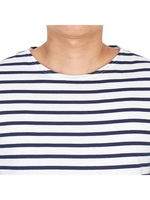 Levant Modern Striped Short Sleeve T-Shirt Marine - SAINT JAMES - BALAAN 9