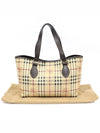 3528315 PVC Haymarket Check NICKIE Small Shopper Tote Bag - BURBERRY - BALAAN 2