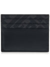 FF Square Leather Card Wallet Black - FENDI - BALAAN 4