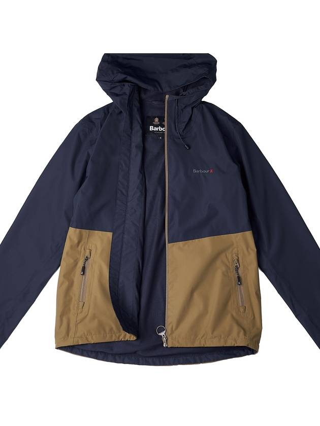 Logo Hiker Hooded Jacket Navy - BARBOUR - BALAAN 11