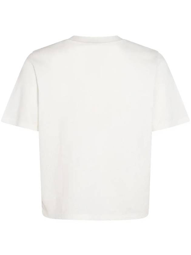 Mae Pique Mesh Short Sleeve T-Shirt White - A.P.C. - BALAAN 4